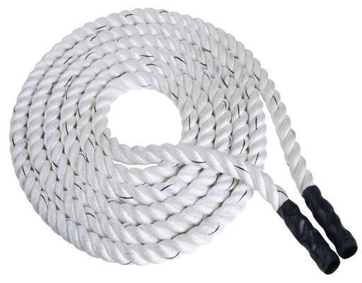 Канат тренувальний для кросфіта 9м Battle Rope White WCG 50х9 (2077053)