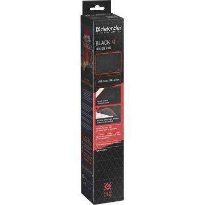 Ігрова поверхня Defender Black M 360x270x3мм (2077214)