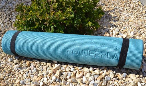 Килимок для йоги та фітнесу PowerPlay 4010 PVC Yoga Mat Зелений (173x61x0.6) Power Play (2077294)