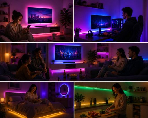 Гнучка світлодіодна стрічка RGB USB 20м / RGB стрічка / USB Led стрічка + пульт Hengda (2077305)