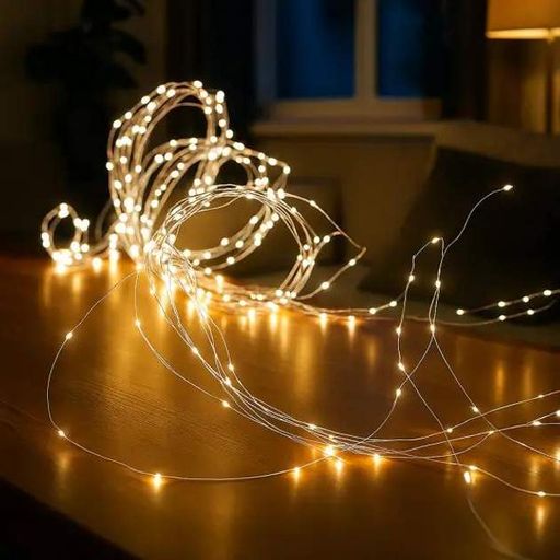 Гірлянда Кінський хвіст 600 LED 20 ниток довжина 3 метри, жовтий Hengda (2077397)