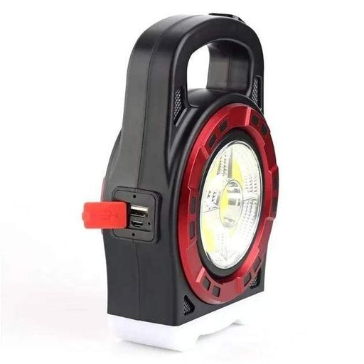 Мультифункціональний кемпінговий ліхтар Hurry-bolt HB-6678C 20W із сонячною панеллю та фукцією павербанку Haeger (2077521)