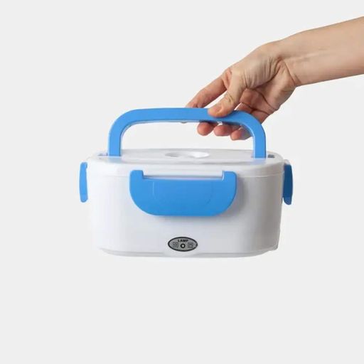 Ланчбокс з підігрівом їжі 220V, Electric lunch box, ланч-бокс Блакитний Digital (2077537)