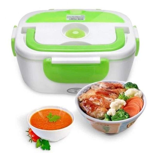 Ланчбокс з підігрівом їжі 220V, Electric lunch box, ланч-бокс Зелений Digital (2077539)