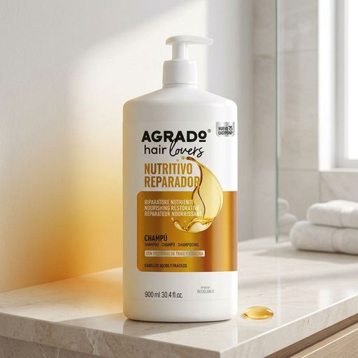 Шампунь для волосся Agrado Hair Loves Nourishing Restorative Shampoo Живлення та відновлення, 900 мл