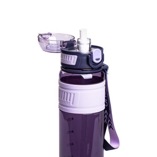 Пляшка для води Houo спортивна 1 літр з фліп кришкою фіолетова HP-14-33V Yiwu (2077802)