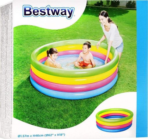 Дитячий надувний басейн BW 51117 круглий Bestway (2079093)