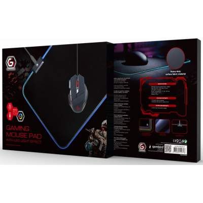 Килимок для мишки Gembird MP-GAMELED-M (2080725)