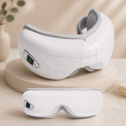 Масажер для очей TS-5507 Airbag eye massager / Акумуляторний масажер 3 режими / Вібраційні масажні окуляри для розслаблення Karna (2080736)