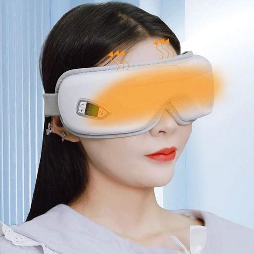 Масажер для очей TS-5507 Airbag eye massager / Акумуляторний масажер 3 режими / Вібраційні масажні окуляри для розслаблення Karna (2080736)