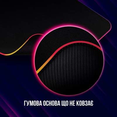 Килимок для мишки Lorgar Steller 919 RGB USB Black (LRG-GMP919) (2080779)