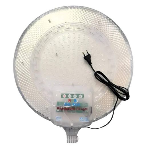 Кольорова кругла лампа RGB-LED від мережі + пульт, GS-450 (2080799)