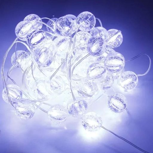 Гірлянда Лампочки від USB, 2,5м, 20LED, Холодний білий (2080802)
