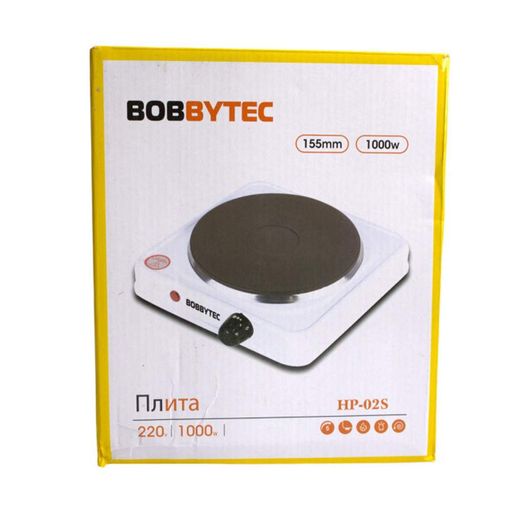 Дискова плитка електрична на 1 конфорку, 1000Вт, HP-02S (2080893)