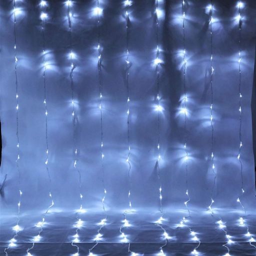Гірлянда Водоспад від мережі 3*2 м 360LED, 12PCS Xmas W-3, Холодний білий (2080922)