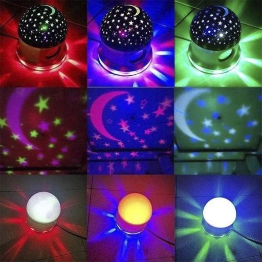 Музичний нічник "Зоряне небо" з RGB підсвічуванням та Bluetooth (2080933)