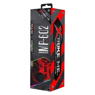 Килимок для мишки Xtrike ME MP-602 RGB lighting Black/Red (MP-602) (2080973)
