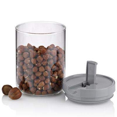 Ємність для сипучих продуктів Kela Arik Grey 0,6 л 10,5х11 см (12107) (2080994)