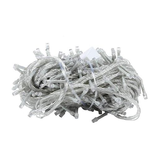 Гірлянда "Нитка" 9м 100LED, від мережі, на білому дроті, RD-7140, Теплий білий (2081066)