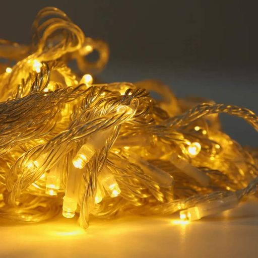 Гірлянда Водоспад від мережі 3*2 м 360LED, 12PCS Xmas WW-3, Теплий білий (2081067)