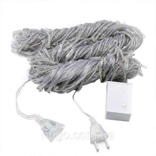 Гірлянда штора від мережі, 3х2м, 240LED, G-49, Різнокольоровий (2081077)