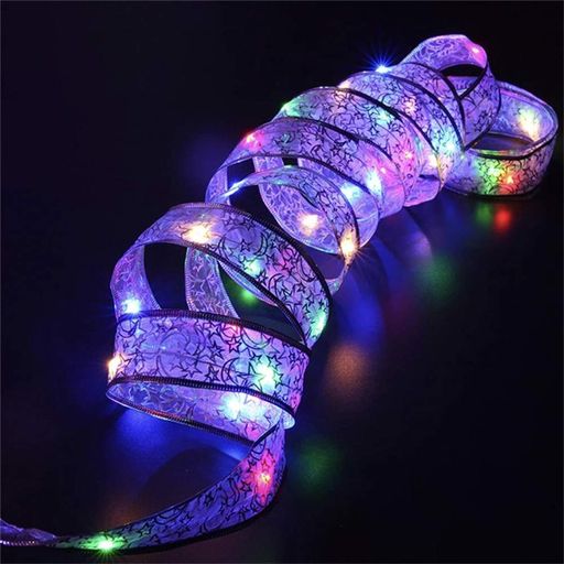 Світлодіодна гірлянда стрічка від батарей, 5м, 50 LED, BL-LC44B, Різнокольорова (2081089)