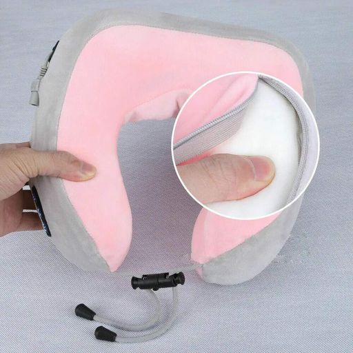 Подушка масажер для шиї U-Shaped Upgrade Vibration Pillow, від USB (2081132)