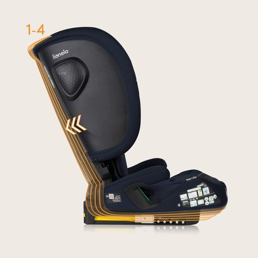 Дитяче автокрісло Lionelo NELLY I-SIZE BLACK CARBON (2081270)