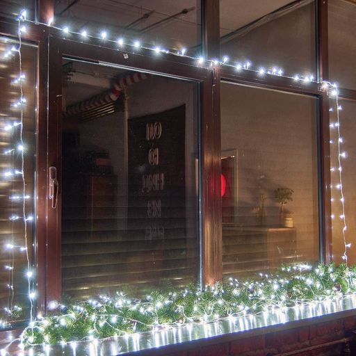 Гірлянда Нитка від мережі, 25м, 500LED, Холодний білий (2081379)