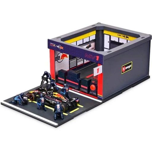 Ігровий набір Формула-1 "Pit Pass Oracle red bull racing" Bburago 18-38453 (#1) (2081449)