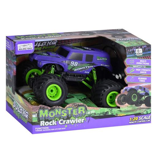 Джип на радіокеруванні "Monster" SL-334A надувні колеса, масштаб 1:20 Sulong Toys (2081513)