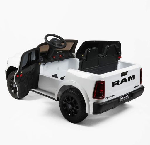 Дитяча машина електрична Joy RAM RM-49-3 2x45W 24V5Ah Чорно-білий (191587) (2081893)