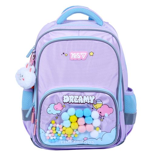 Рюкзак шкільний YES S-72M Line Friends Dreamy 19.4 л Бузковий (550278) (2082085)