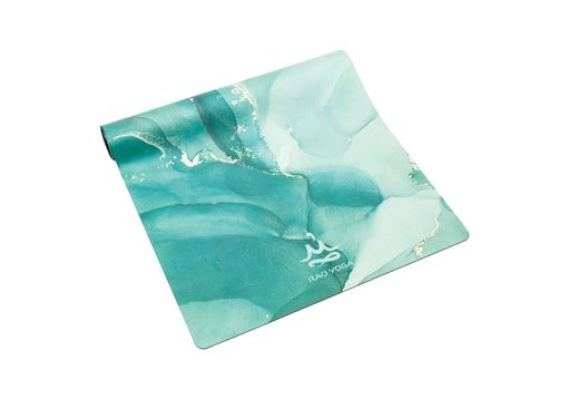 Килимок для йоги Rao Sitara Emerald Marble 183x68x0.3 см Зелений (23277) (2082514)
