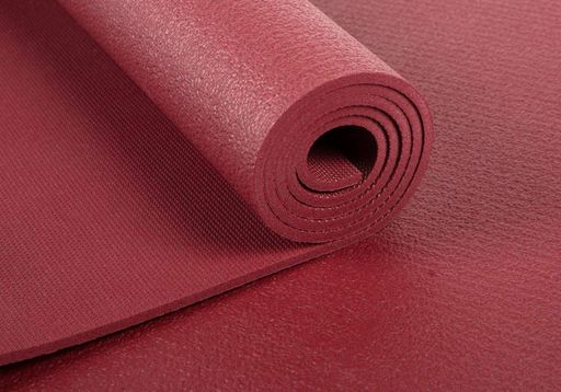 Килимок для йоги Bodhi PADMA Studio 200x65x0.5 см Бордовий (24029) (2082573)