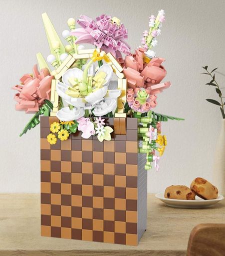 Конструктор No Brand Chess Flowers Provence 1208 деталей Різнокольоровий (2104619315) (2082610)