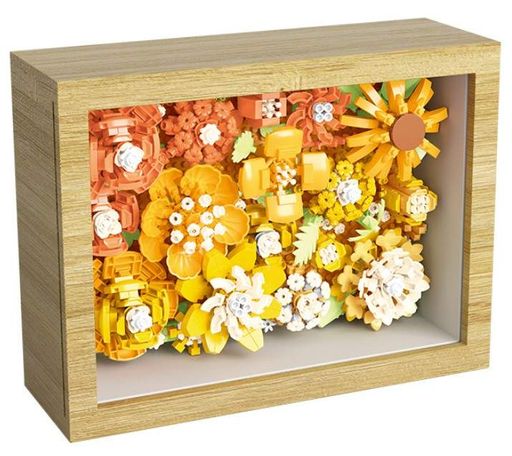 Конструктор No Brand Yellow Autumn Ikebana 1251 деталь Різнокольоровий (2104619296) (2082924)