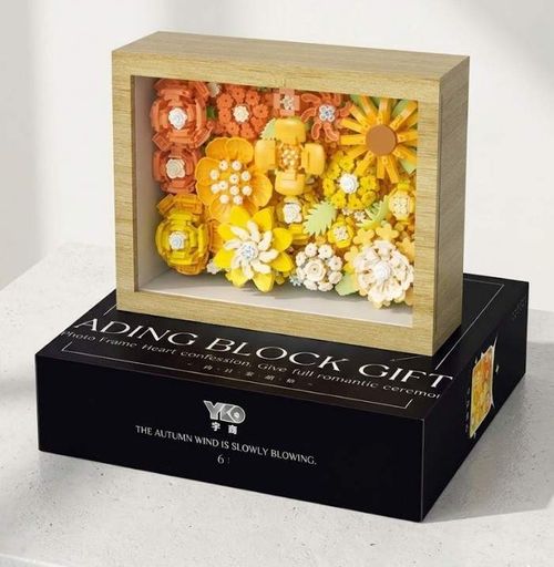 Конструктор No Brand Yellow Autumn Ikebana 1251 деталь Різнокольоровий (2104619296) (2082924)