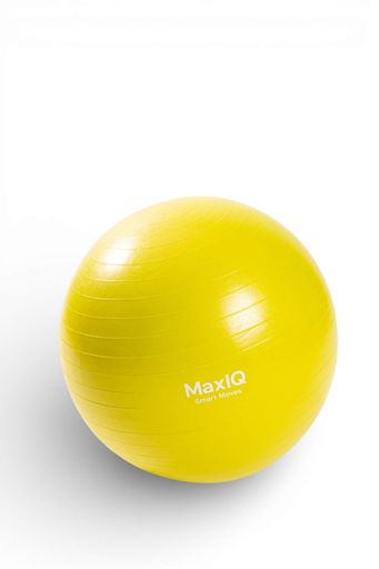 Балансовий м'яч-тренажер MaxIQ MD122565 см Жовтий (69ba93a0aac1a07d1201d739) (2083038)