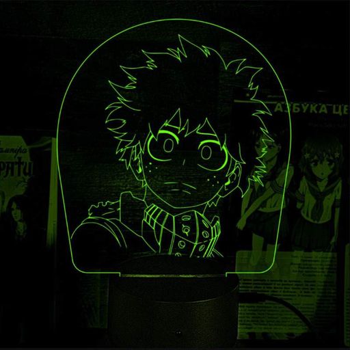 Світильник-нічник Bioworld Izuku Midoriya USB Різнокольоровий (28080) (2083393)