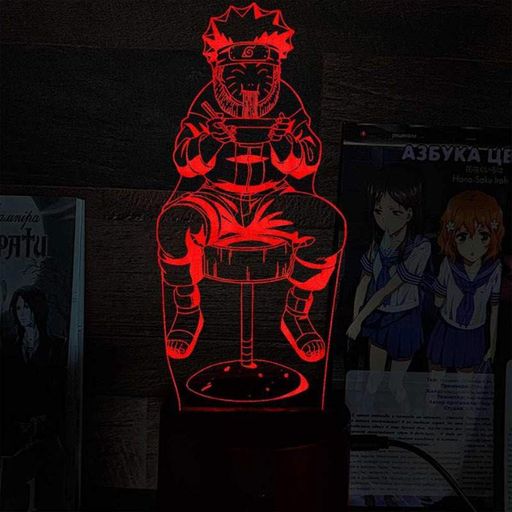 Світильник-нічник Bioworld Naruto рамен USB Різнокольоровий (28007) (2083401)