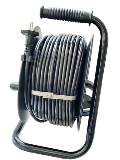 Подовжувач на котушці Svittex 2х1,5 мм 3680Вт 30 м Чорний (SV-005-В) (2083587)