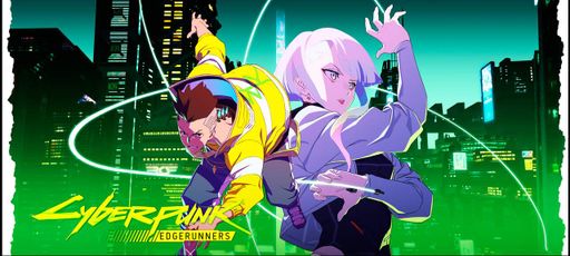 Кухоль Orca Аніме Cyberpunk: Edgerunners Девід та Люсі 330 мл Чорний (0514) (2083762)