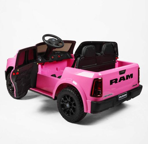 Дитяча машина електрична Joy RAM RM-30-4 2x45W 24V5Ah Чорно-рожевий (191589) (2083997)