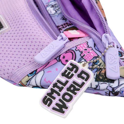 Сумка на пояс YES SP-36 Smiley World. Anime 26x12x6 см Фіолетовий (550549) (2084076)