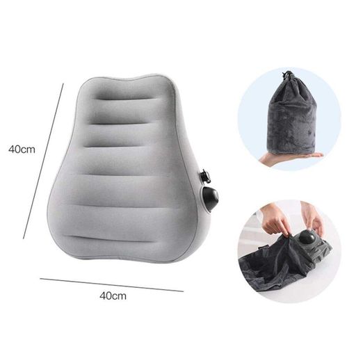 Подушка для спини No Brand Орті 40x40 см Сірий (id_2174) (2084087)