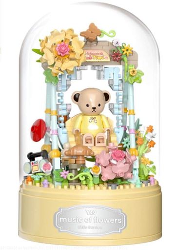 Конструктор No Brand Yellow Cutie Sweet Teddy Bear 383 деталі Різнокольоровий (2104619320) (2084302)