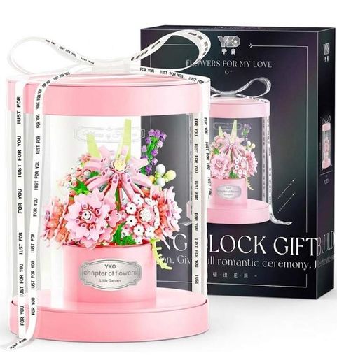 Конструктор No Brand Royal Dianthus Floral Luxury 486 деталей Різнокольоровий (2104619300) (2084308)
