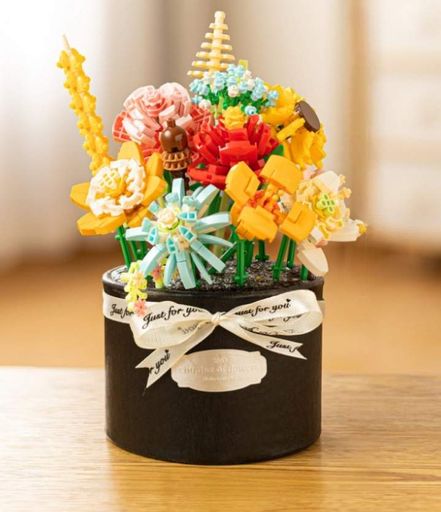 Конструктор No Brand Wild Luxury Floral Luxury 520 деталей Різнокольоровий (2104619305) (2084456)