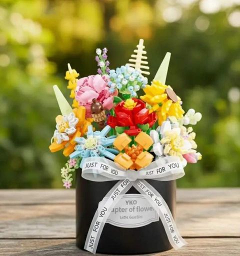 Конструктор No Brand Wild Luxury Floral Luxury 520 деталей Різнокольоровий (2104619305) (2084456)